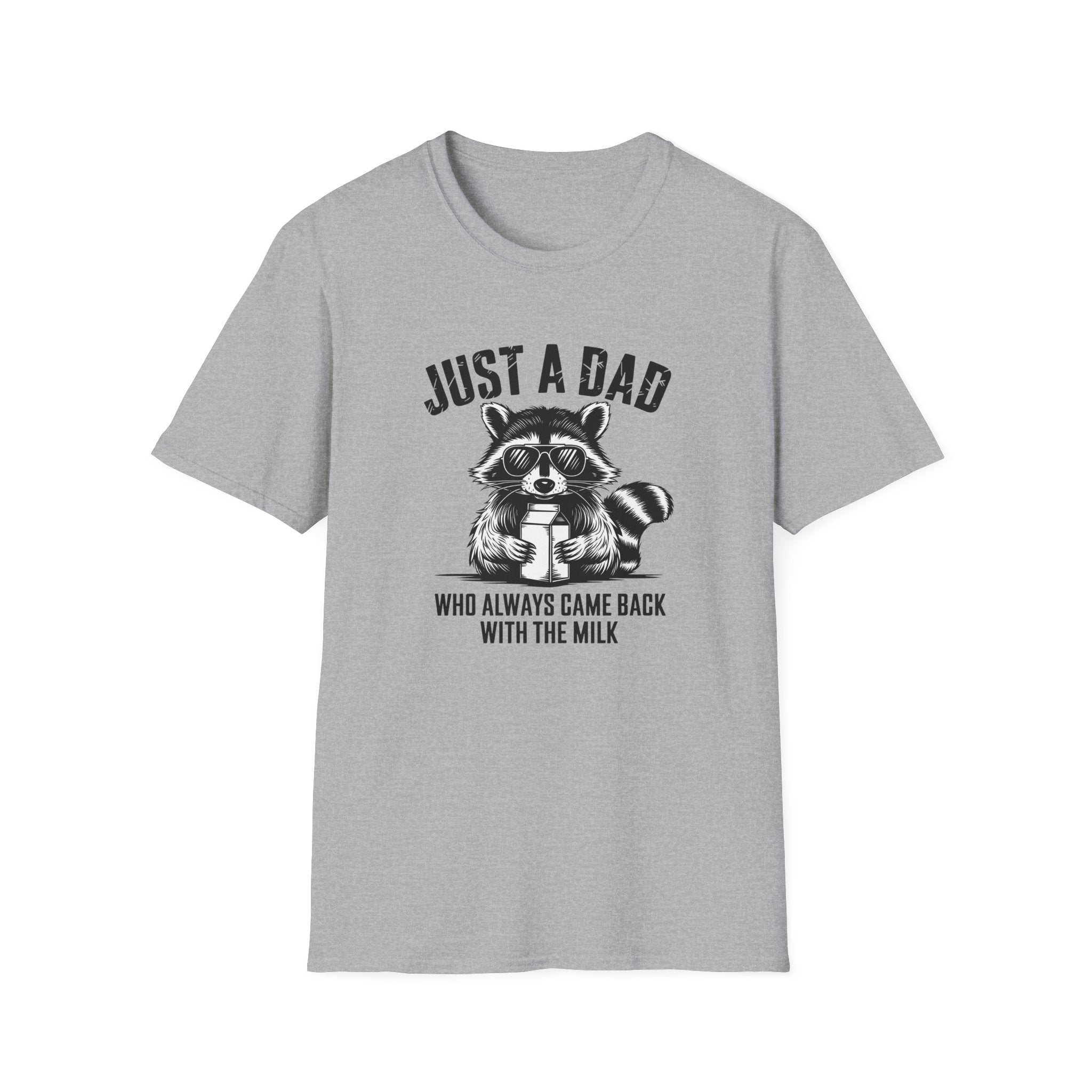 Just a Dad Who Came Back With Milk T-Shirt Funny Father Gift