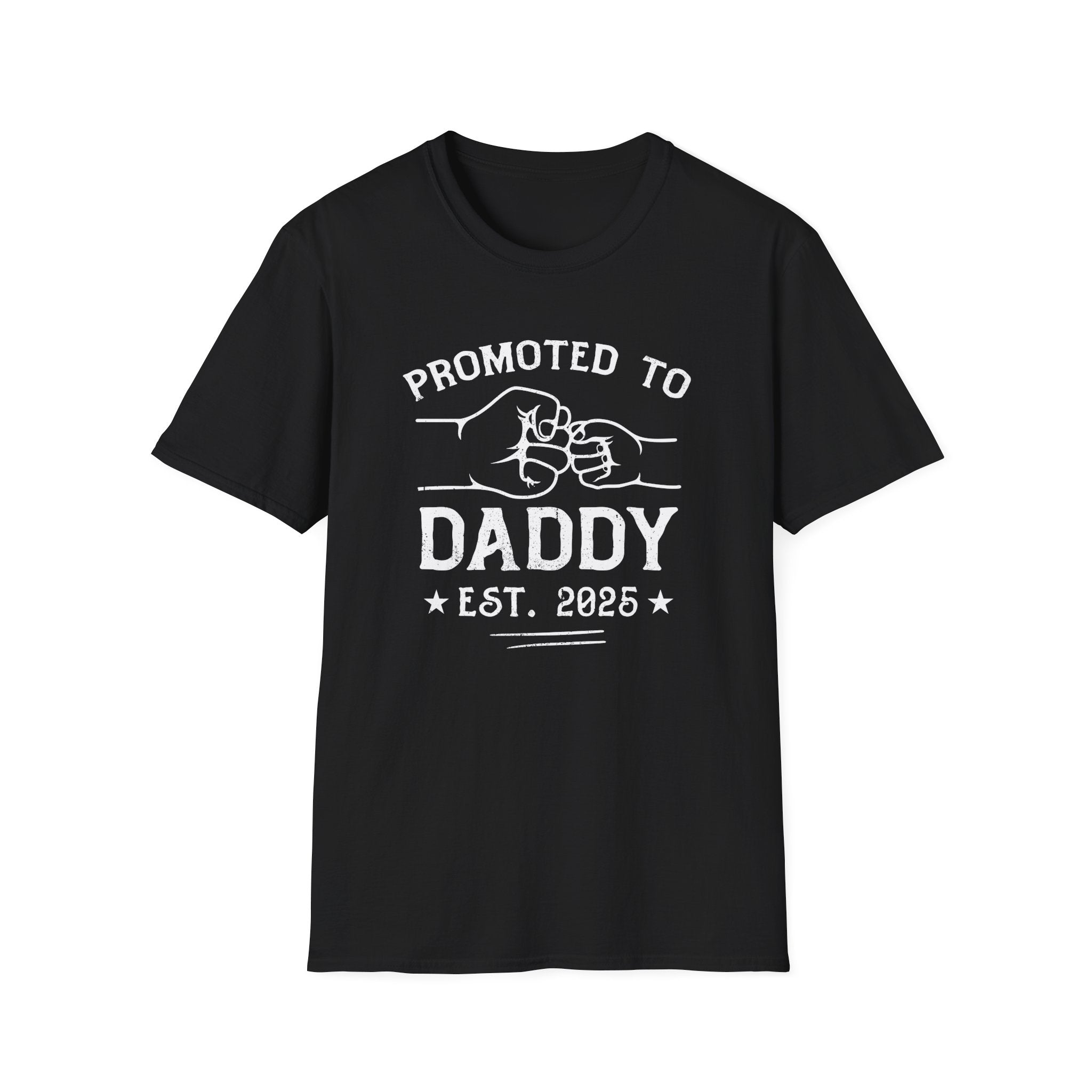 Promoted to Daddy Est 2025 T-Shirt First Time Dad Gift