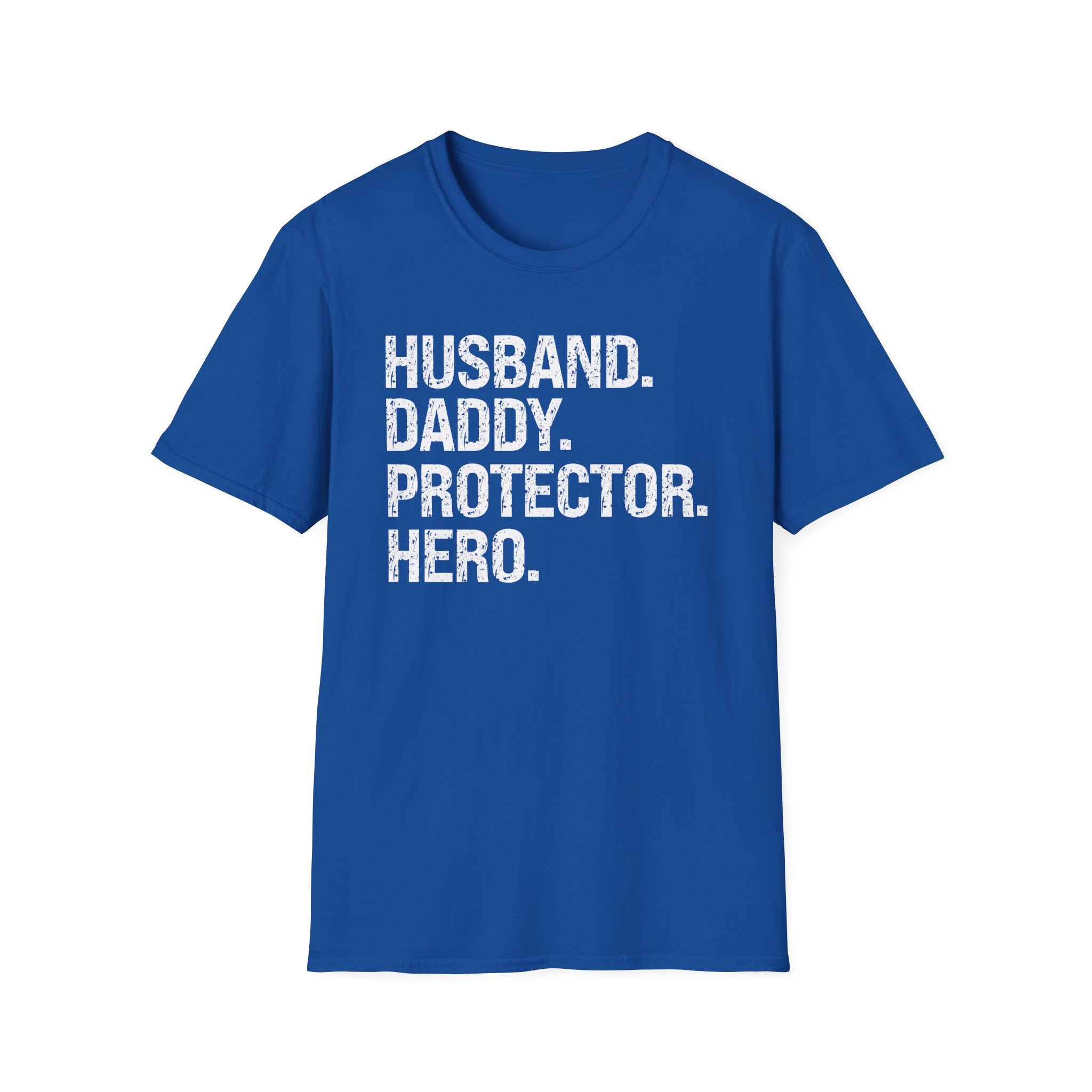 Husband Daddy Protector Hero T-Shirt Gift for Dads and Husbands