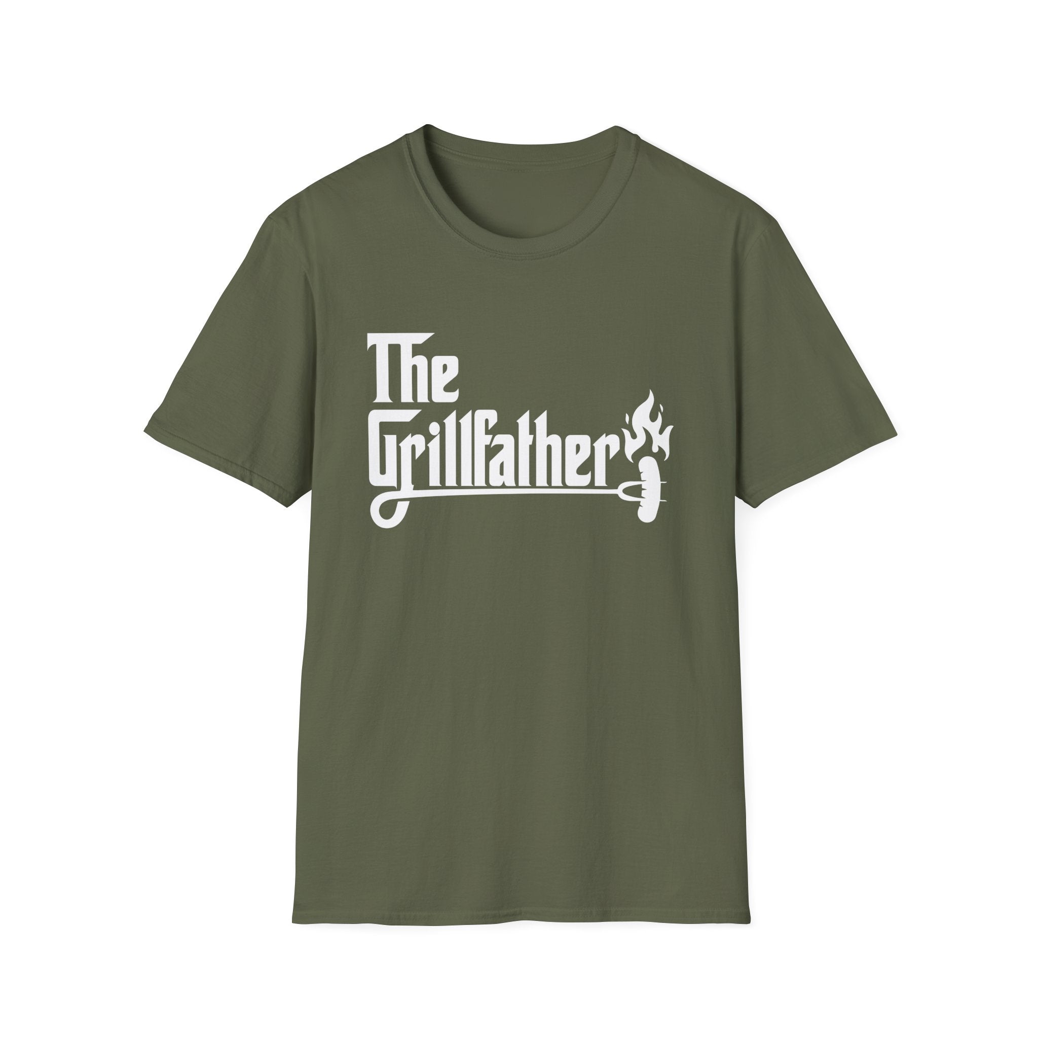 The Grillfather T-Shirt Funny BBQ Dad Gift for Father’s Day