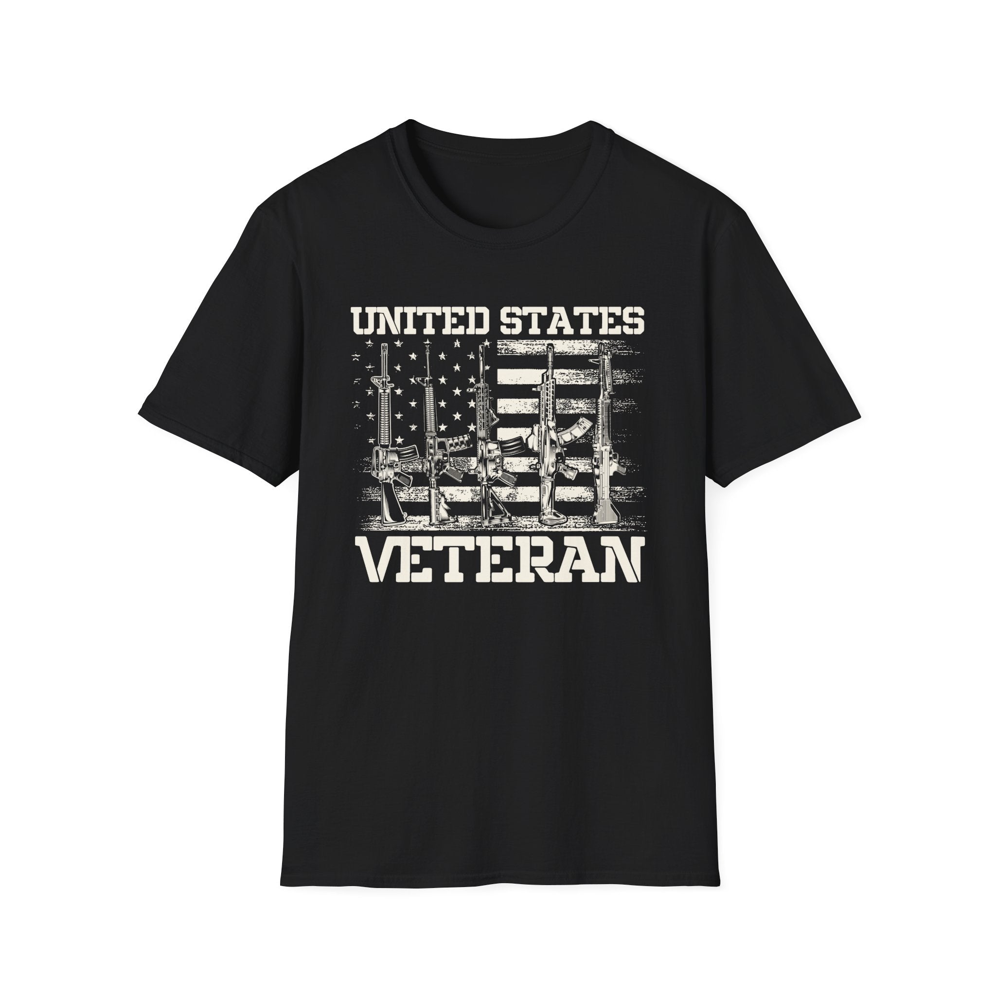 United States Veteran - Patriotic - American Flag - Second Amendment - T-Shirt