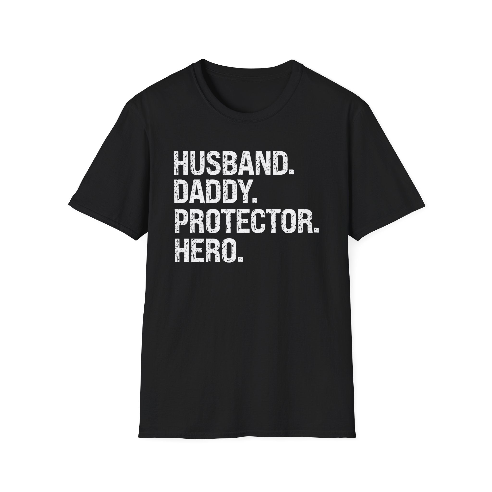 Husband Daddy Protector Hero T-Shirt Gift for Dads and Husbands