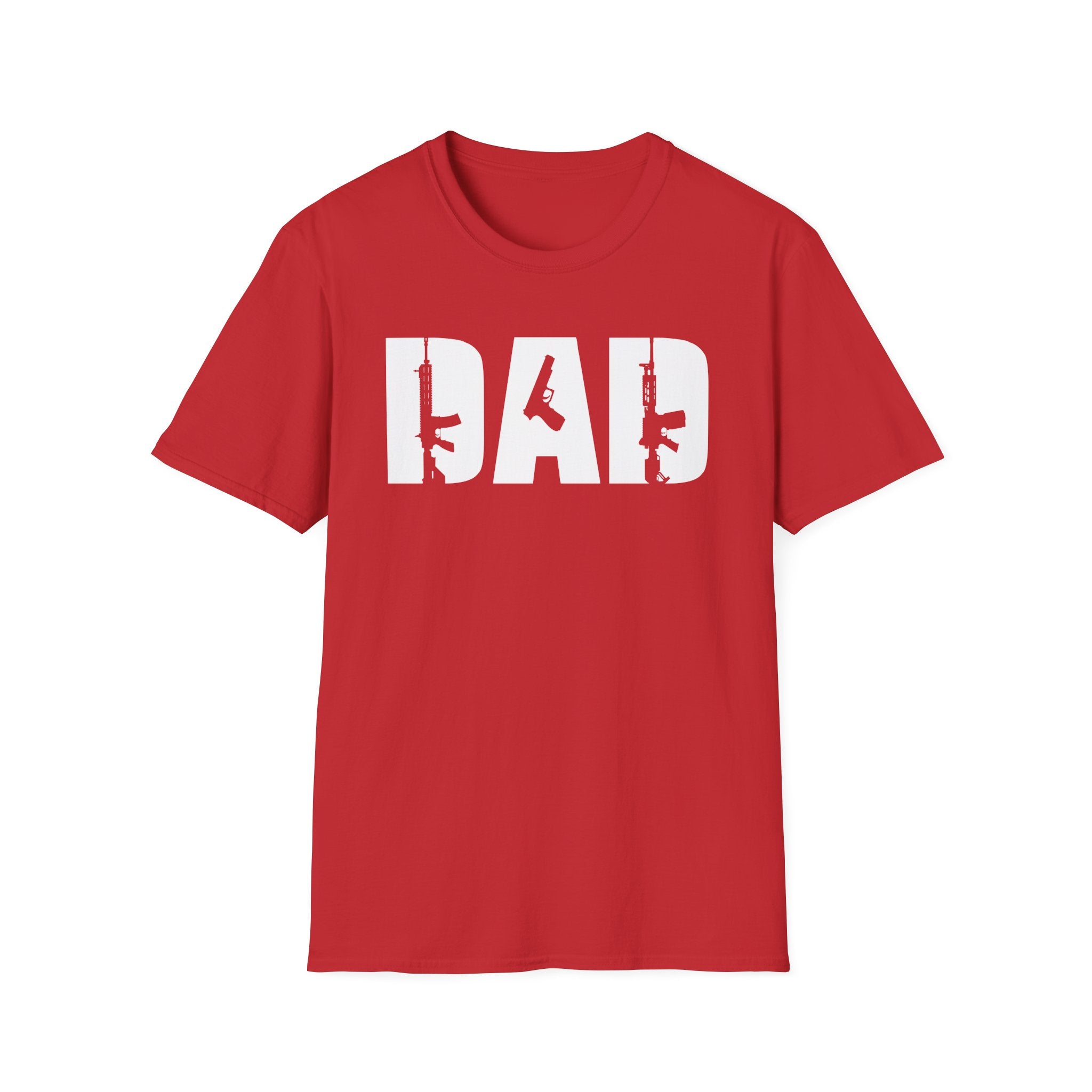 Tactical Dad Shirt with Guns Bold Graphic Gift for Patriotic Dads